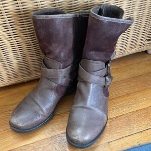 Baretraps brown sabella 8m boots faux fur lined